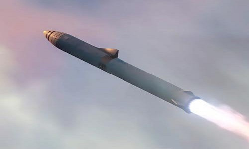 Mô hình hệ thống BFR của Công ty SpaceX. Ảnh: SPACEX