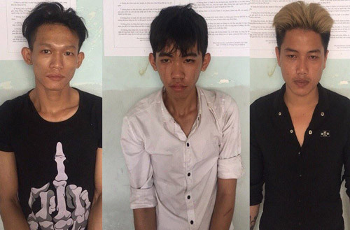 Các đối tượng đang bị Công an quận 8 tạm giữ hình sự