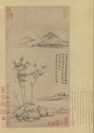 Sau khi tìm đến các chuyên gia địa phương, họ xác nhận đó là tác phẩm của họa sĩ Nghê Toản, một trong những đại danh gia của dòng tranh sơn thủy trong lịch sử Trung Quốc. (Ảnh minh họa)