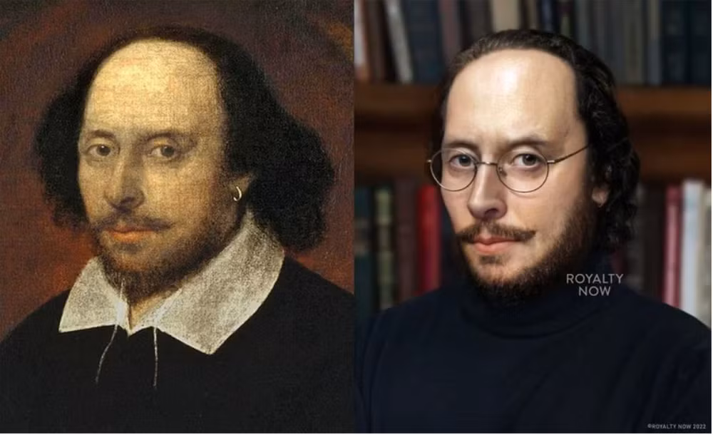 8. William Shakespeare là một kịch tác gia, thi sĩ và diễn viên người Anh. Ông được coi là nhà văn viết bằng tiếng Anh vĩ đại nhất. Sự nghiệp của William Shakespeare đã mang đến cho ông những kỷ lục thế giới mà sinh thời có lẽ ông chưa từng nghĩ đến. Với chiếc kính, AI đã khiến Shakespeare trở nên thật tri thức và thanh lịch.