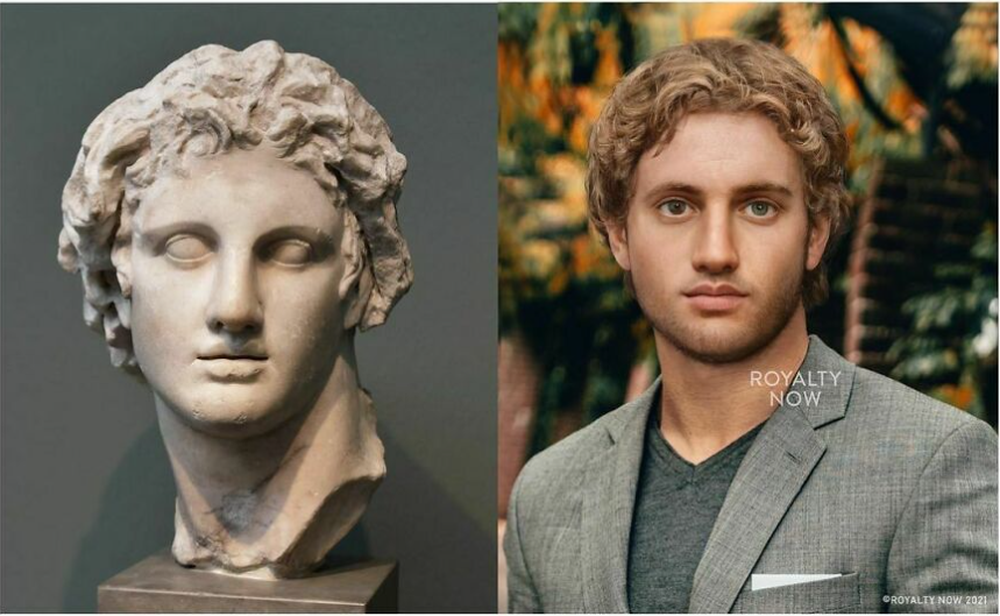 4. Alexander Đại đế - vị đại đế kỳ tài bậc nhất thế giới - được người Hy Lạp cổ đại gọi là “truyền nhân Asin” bởi cuộc đời huy hoàng và dấu ấn vĩ đại để lại cho nhân loại. Hình ảnh của Alexander Đại đế qua "con mắt" AI trông thực sự lịch lãm.