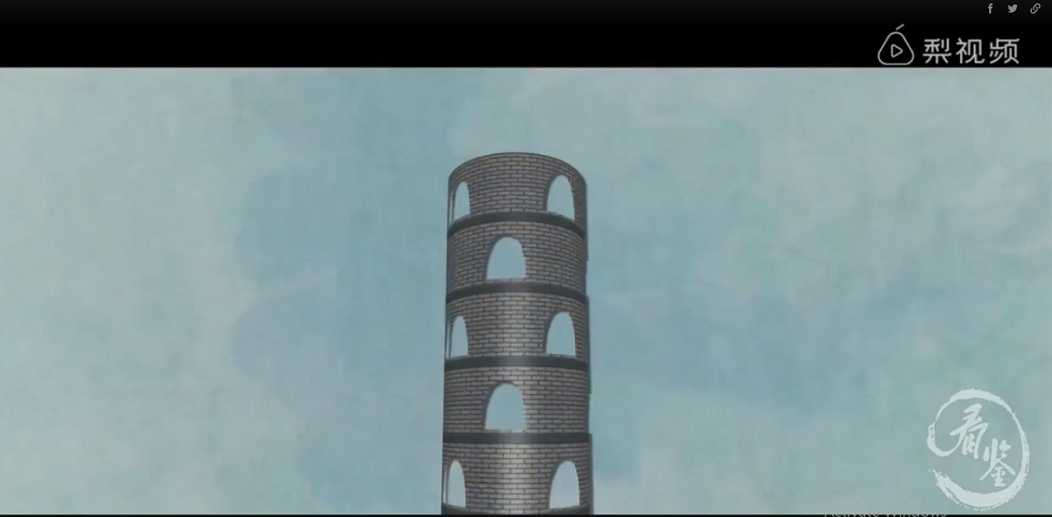 Tháp được xây dựng với 8 mặt, mỗi mặt có một cánh cửa và các cánh cửa của từng tầng tháp được đặt vị trí so le nhau. Điều này tạo ra một hệ thống kết cấu đa tầng, giúp trọng lượng của tháp được phân bố đều trên toàn bộ cấu trúc. Hệ thống này giúp tháp chịu được tác động từ trọng lượng và lực nghiêng mà không bị lún, biến dạng hoặc sụp đổ.