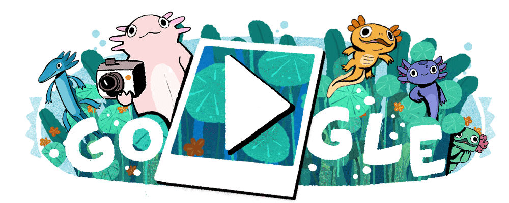 Chúng còn xuất hiện dưới dạng Google Doodle.