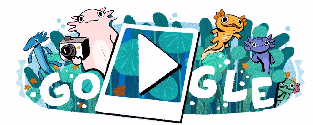 Chúng còn xuất hiện dưới dạng Google Doodle.