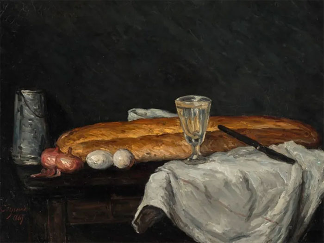 Trước đó, khi tiến hành kiểm tra định kỳ bức họa Still Life with Bread and Eggs (Tĩnh vật với Bánh mì và Trứng) của Paul Cézanne thì vị Giám đốc bảo tàng Serena Urry cũng đã phát hiện ra một chân dung bí ẩn.