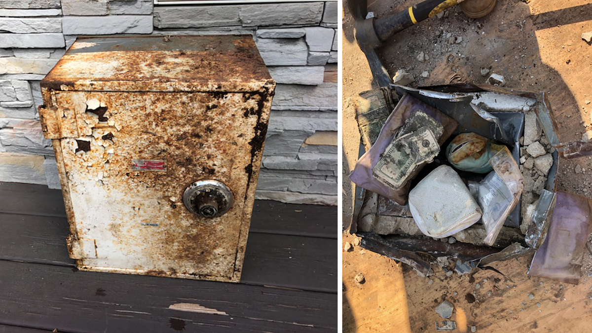 Cặp đôi Matthew và Maria Emanuel đã tìm thấy một két sắt bị gỉ sét bên dưới lòng đất. Khi họ mở chiếc két, họ phát hiện ra một số tiền mặt 100 USD cùng với vàng, kim cương và nhiều loại đá quý khác.