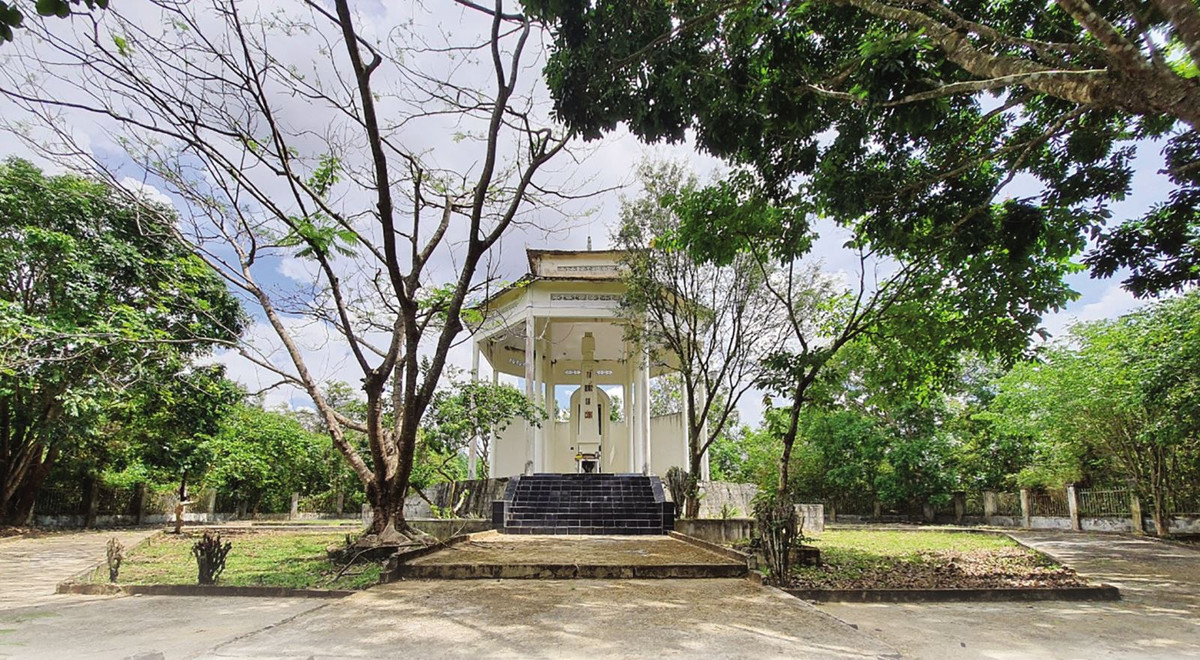 Kon Tum: Lien danh 2 thanh vien trung thau ton tao di tich Chien thang Kon Braih-Hinh-2