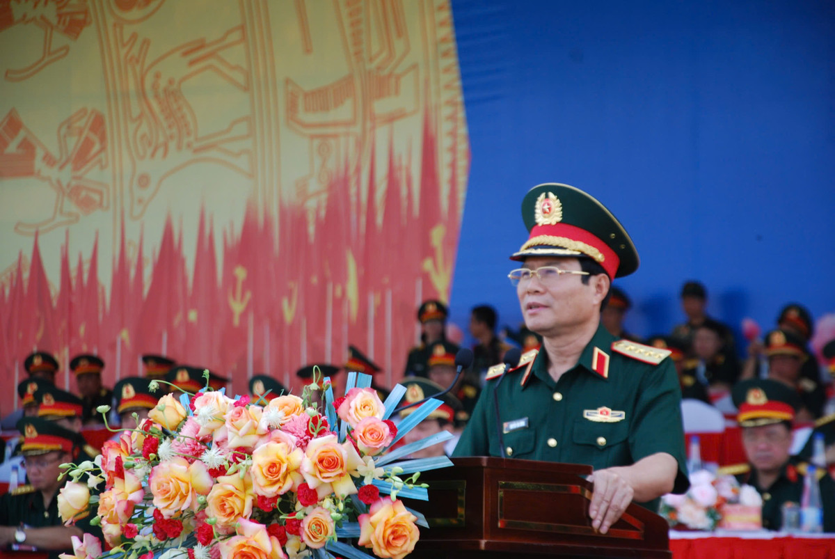 Phát biểu tại buổi kiểm tra, Đại tướng Nguyễn Tân Cương, Ủy viên Trung ương Đảng, Tổng Tham mưu trưởng Quân đội nhân dân Việt Nam, Thứ trưởng Bộ Quốc phòng yêu cầu các chiến sĩ tiếp tục nỗ lực, không quản ngại khó khăn, thời tiết hoàn thành việc tập luyện bảo đảm sự đồng bộ giữa các khối diễu hành. Nhân dân cả nước đang dõi theo hành trình của cá chiến sĩ, tin tưởng và kỳ vọng vào phần diễu binh, diễu hành của các chiến sĩ trong ngày Đại lễ 30/4/2025 tới. của các qua đó đáp ứng sự kỳ vọng của nhân dân cả nước trong ngày lễ trọng đại của đất nước.