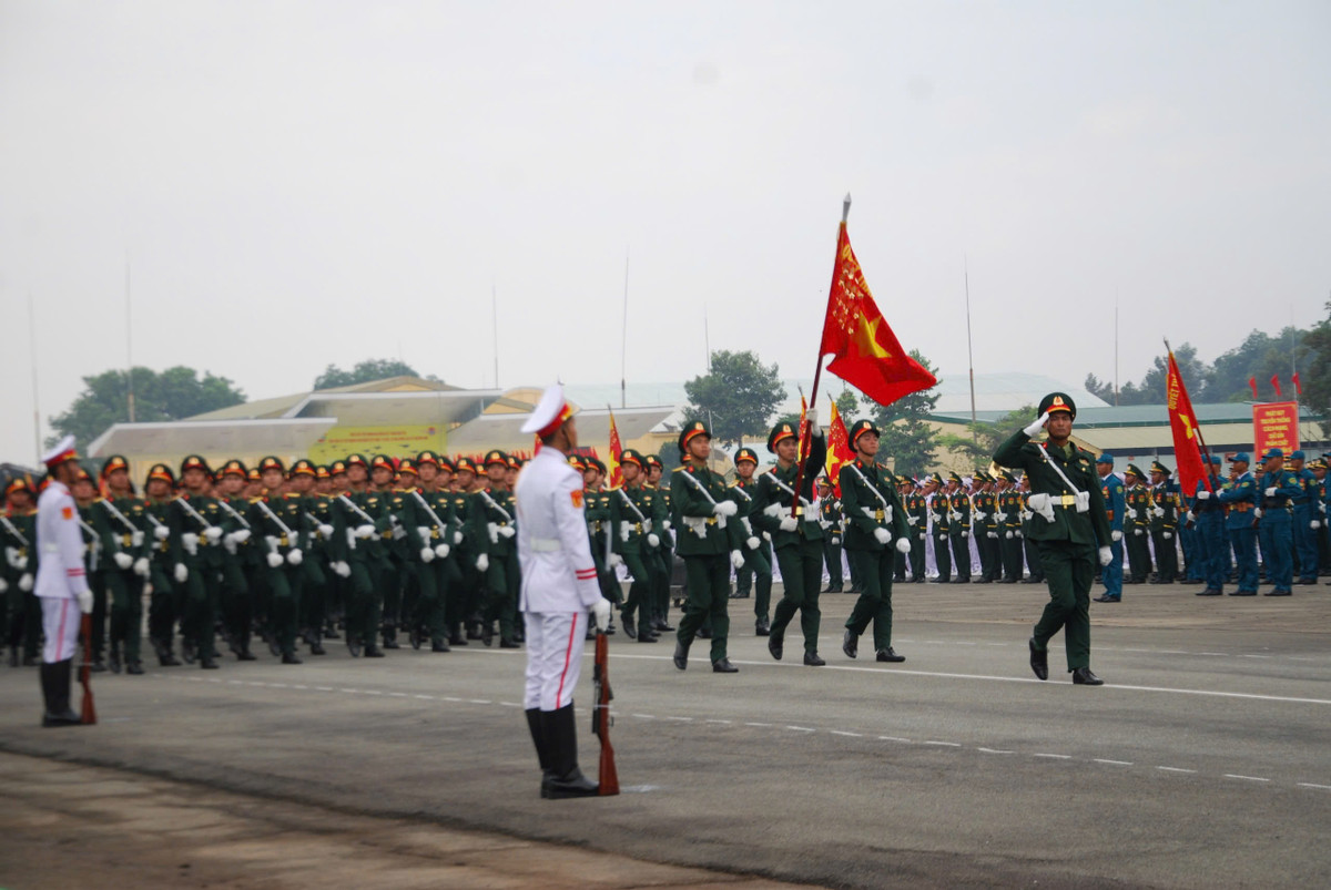 Khối sĩ quan Lục quân.