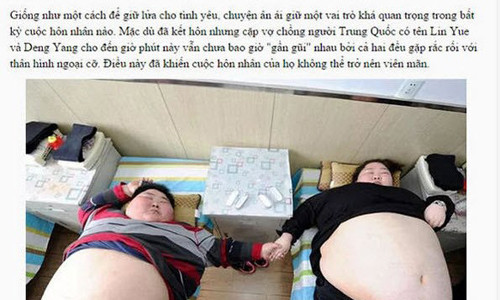 Nóng mạng Facebook: Cặp vợ chồng chưa từng quan hệ vì...béo - Hình 11 Nong mang Facebook: Cap vo chong chua tung quan he vi...beo-Hinh-11