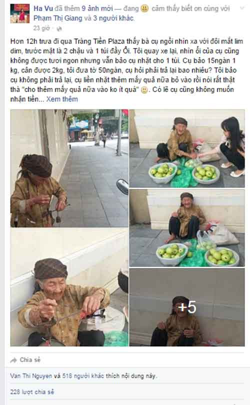 Su that ve chuyen cu ba 90 tuoi ban oi giua pho Ha Noi