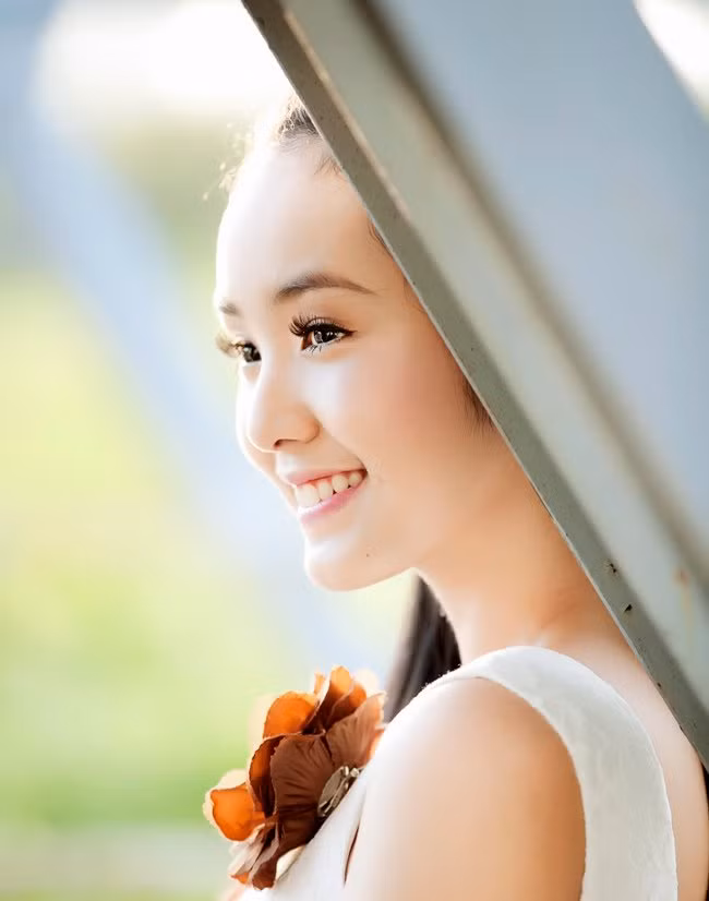 Quê ngoại chân dài 9X Bảo Trân ở Đà Lạt.