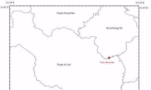 Dong dat manh 2,5 do richter tai Hue