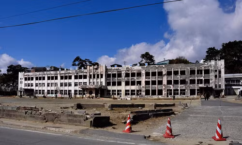 Hình ảnh thê lương này cho thấy sức tàn phá khủng khiếp của trận sóng thần năm 2011 tại Nhật Bản để lại hậu quả nghiêm trọng như thế nào.