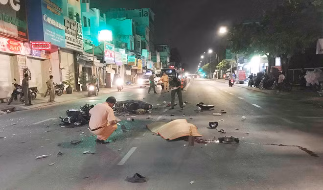 Trang dem xu ly hien truong TNGT nghiem trong, 2 nguoi chet