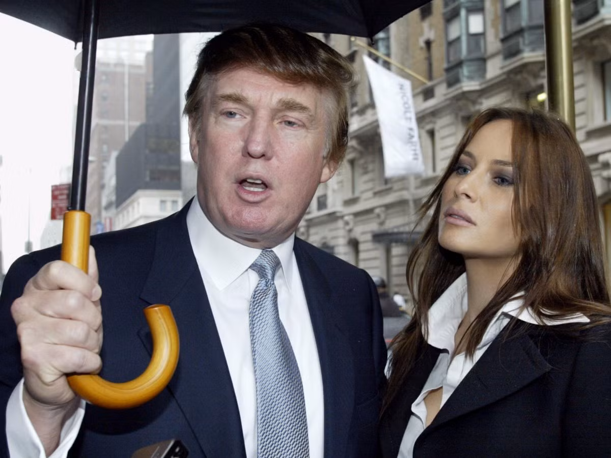 Năm 1998, Donald Trump gặp người mẫu Melania Knauss. Họ kết hôn vào năm 2005. Ảnh: BI.