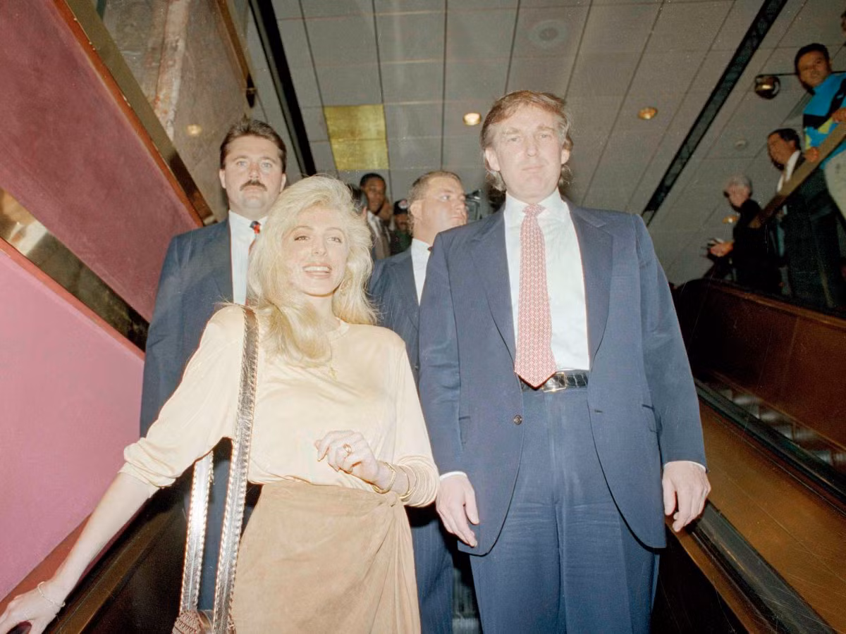 Ivana đã biết được mối quan hệ "ngoài luồng" của chồng và gặp trực tiếp Maples. Ảnh: BI.