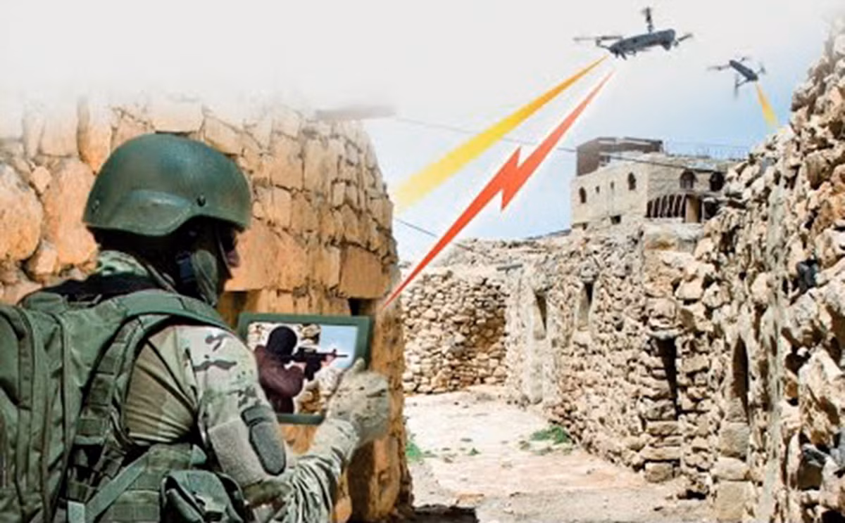 Rotem L được người lính điều khiển từ xa thông qua một ứng dụng được cài đặt trên máy tính bảng.