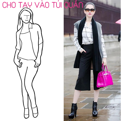  Cách tạo dáng chụp ảnh cực chất, cực cá tính như Ngọc Trinh. 