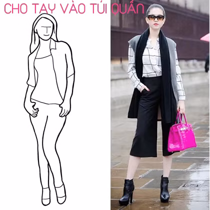  Cách tạo dáng chụp ảnh cực chất, cực cá tính như Ngọc Trinh. 