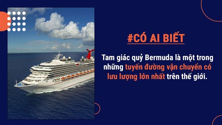 Mặc cho những lời đồn thổi, tam giác quỷ Bermuda duy trì lưu lượng truy cập lớn hàng ngày, cả đường biển và đường hàng không. Bên cạnh đó, không có bằng chứng nào cho thấy những vụ mất tích bí ẩn xảy ra với tần suất lớn hơn ở Tam giác quỷ Bermuda so với bất kỳ khu vực tương đương nào khác của Đại Tây Dương.