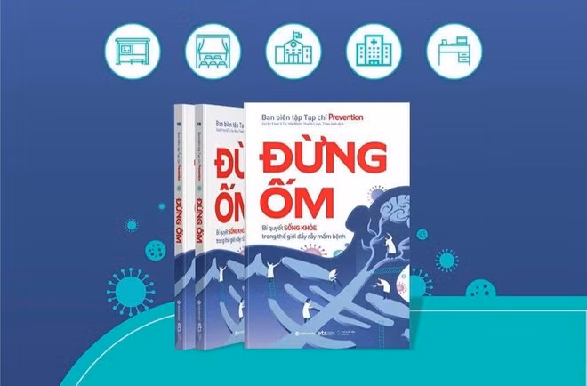 7. Trong vòng vài năm trở lại đây, người dân trên khắp thế giới phải đối mặt đại dịch Covid-19 ở quy mô toàn cầu. Nhìn ở góc độ khác, cũng từ đây, chúng ta cần nhìn nhận lại nghiêm túc tầm quan trọng của việc nâng cao hệ miễn dịch. Nhóm tác giả cuốn sách Đừng ốm, ban biên tập tạp chí Prevention, nhấn mạnh rằng việc tự chăm sóc bản thân một cách thông minh, có khoa học sẽ là chìa khóa để nâng cao hệ miễn dịch. Ảnh: Voso.