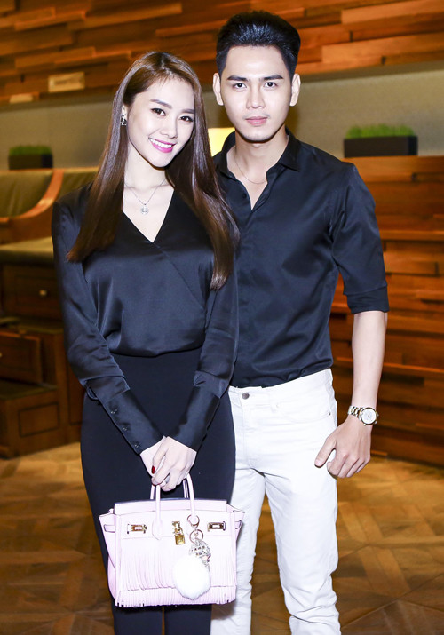 Người đẹp hội ngộ diễn viên trẻ Lê Thanh Tâm.