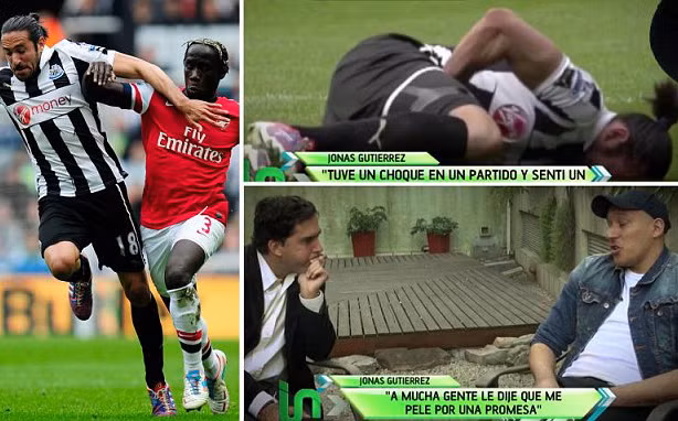 Trước khi Premier Ship mùa giải 2012-2013 bắt đầu, Gutierrez đã cảm thấy đau ở tinh hoàn. Anh đã đến bác sĩ và loại bỏ được khối u trong đó. Tuy nhiên, sau tình huống va chạm với Bakary Sagna ở trận đấu cuối cùng của mùa giải của Newcastle với Arsenal, Gutierrez đã được các bác sĩ kiểm tra và đã phát hiện ra một khối ung thư mới nằm trong tinh hoàn.