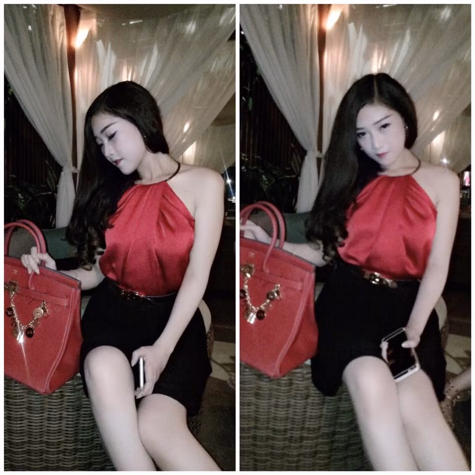 Ngắm vóc dáng và làn da rất đẹp của Trần Ngọc Trâm trong bộ cánh nổi bật.