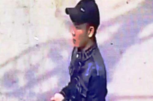 Camera an ninh xung quanh khu vực đã nhận diện được hình ảnh nghi can.