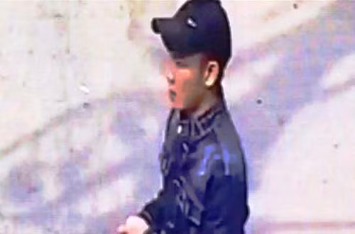 Camera an ninh xung quanh khu vực đã nhận diện được hình ảnh nghi can.