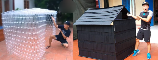 Sau mỗi lần bị chỉ trích, anh chàng Youtuber lắm chiêu lại cho ra một trò mới lạ hơn, kì dị hơn như ngầm phản bác lại những bình luận chê bai mình.