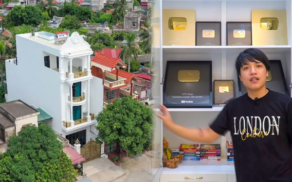 Chỉ sau vài năm làm Youtuber với lượng người xem khổng lồ, NTN đã đút túi cho mình một số tiền không hề nhỏ. Anh chàng đã có thể xây được nhà, tậu xe sang, thu nhập mỗi tháng ít nhất 11.500 USD.