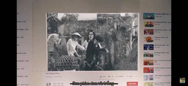 Trong MV còn nhắc đến những nhân vật đình đám trên Youtube như 1977 Vlog.