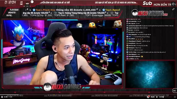 "Chào anh! Em đã xem anh từ hồi mới 50-60 nghìn sub. Em đã từng mất rất nhiều niềm tin vào cuộc sống nhưng khi gặp anh em đã có lại niềm tin và sống vui mỗi ngày..."