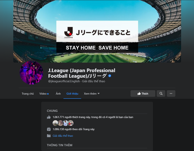 Trang Facebook nói trên là một trong 4 kênh mạng xã hội chính thức, được đăng tải trên trang web của J.League. Trang Facebook có tên "J.League (Japan Professional Football League)/Jリーグ" đổi ảnh đại diện thành ảnh của một thanh niên vào khoảng 15h ngày 18/12. Các bình luận cho bức ảnh này đều bằng tiếng Việt.