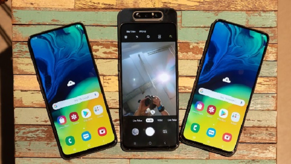 Galaxy A80 gây ấn tượng mạnh với màn hình Infinity mới không khuyết, mang lại trải nghiệm toàn màn hình hoàn toàn mới cùng cụm camera xoay trượt độc đáo.