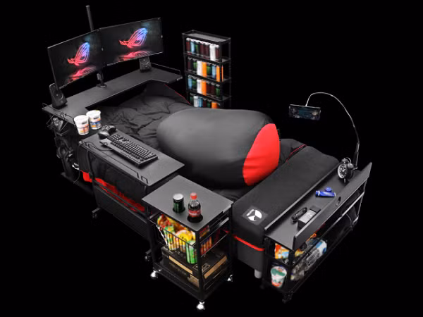 Bạn có thể mua chăn cùng với chiếc giường chơi game đặc biệt cũng của nhà sản xuất Bauhutte vô cùng hấp dẫn như trong ảnh.