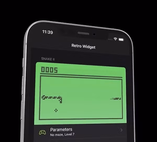 Trên thực tế, như bao widget khác trên iOS 14, chức năng của Retro Widget 2 khá hạn chế, chỉ hiển thị được thời lượng pin và cột sống dưới dạng đồ hoạ pixel xưa cũ.