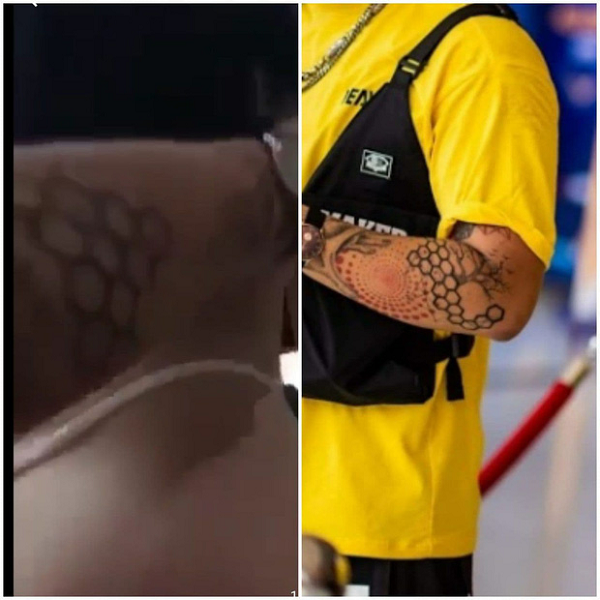 Cộng đồng mạng đã nhanh chóng tìm ra nhân vật nam trong clip chỉ bằng chi tiết hình xăm trên cánh tay.