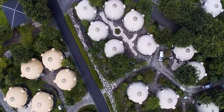 Hiện tại, nhiều người Nhật đã xây những ngôi nhà này để dùng làm nhà ở, khách sạn, nhà tạm trú khi bị ảnh hưởng bởi động đất. (Nguồn Sohu)