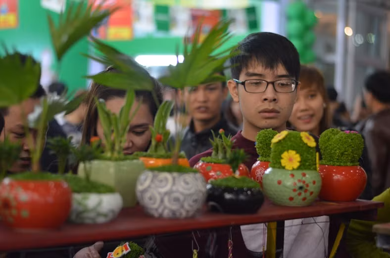 Những lẵng hoa này có hình dạng khá phong phú, bắt mắt như: trái tim, hình tròn, trăng khuyết, hình vuông,…