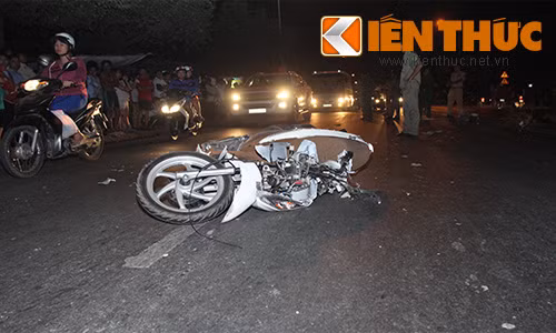 Phong xe nhanh gay tai nan, nu cong nhan thiet mang-Hinh-2