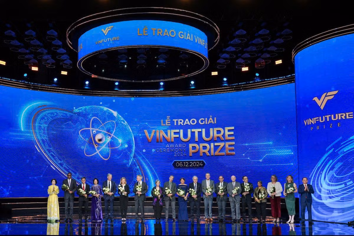 Giai thuong Vinfuture 2024 vinh danh 4 cong trinh khoa hoc: 