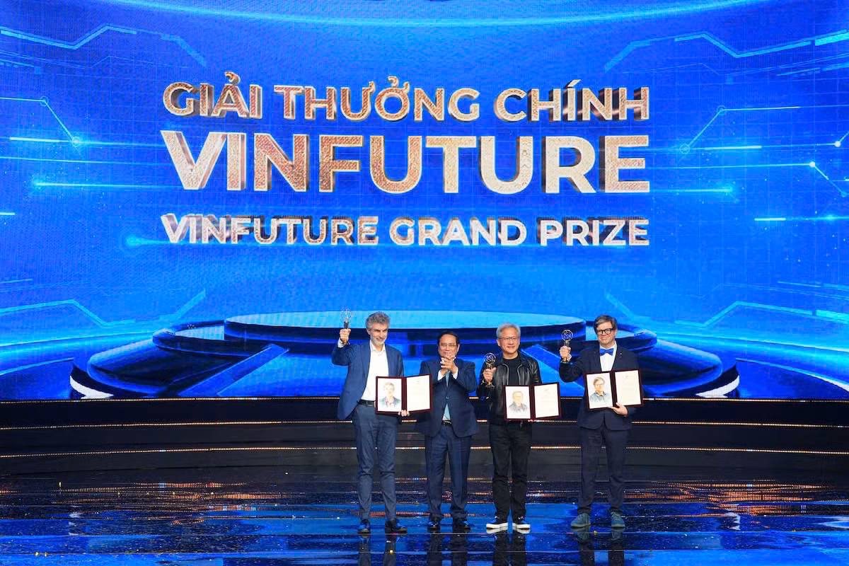 Giai thuong Vinfuture 2024 vinh danh 4 cong trinh khoa hoc: 