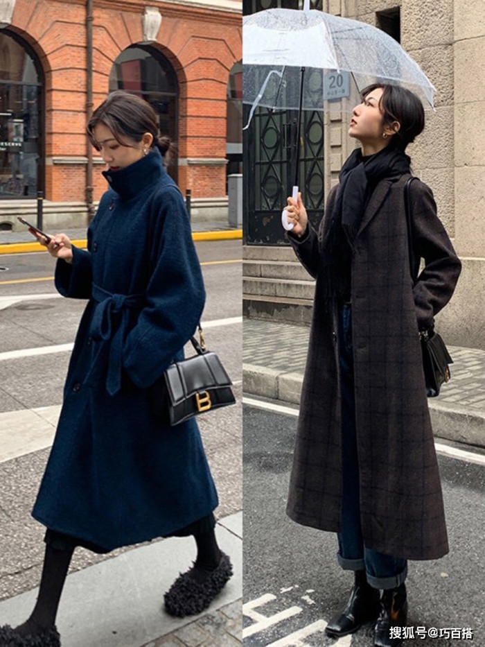 Khi lên đồ, bạn có thể chọn những chiếc áo khoác ngoài đủ dày để đảm bảo hiệu quả giữ ấm. Khi mặc, chú ý mix với quần ống rộng, áo ôm sát màu sắc tiết chế. Nhìn tổng thể, chị em sẽ khắc phục được cảm giác thô cứng quá mức của những chiếc áo khoác dáng dài.