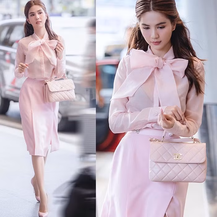 Thì ở những bức chụp cận body, “nữ hoàng nội y” liên tục cho thấy sự kém tinh tế khi lên đồ.