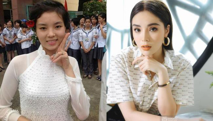 Hoa hậu Kỳ Duyên với trào lưu “Thử thách 10 năm”. Từ nữ sinh dễ thương của lớp chuyên Pháp trường THPT Chuyên Lê Hồng Phong Nam Định, nàng hậu ngày càng cá tính, sành điệu.