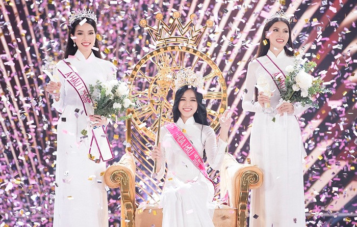 Đăng quang ngôi vị cao nhất Hoa hậu Việt Nam 2020, Đỗ Thị Hà nhận được nhiều lời khen ngợi từ khán giả. Ảnh: BTC.