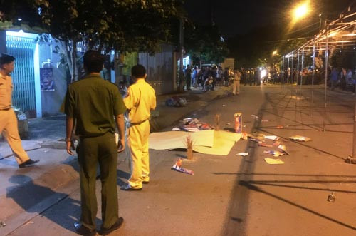 Xe tai tranh dam cuoi gay tai nan: 